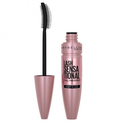 MAYBELLINE Lash Sensational Full Fan Effect Mascara blakstienų tušas Very Black 9.5ml MAYBELLINE Lash Sensational Full Fan Effect Mascara blakstienų tušas Very Black 9.5ml