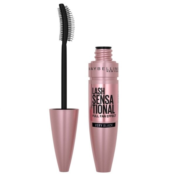 MAYBELLINE Lash Sensational Full Fan Effect Mascara blakstienų tušas Very Black 9.5ml MAYBELLINE Lash Sensational Full Fan Effect Mascara blakstienų tušas Very Black 9.5ml