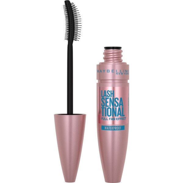 MAYBELLINE Lash Sensational Full Fan Effect Waterproof Mascara blakstienų tušas atsparus vandeniui Black 9.5ml MAYBELLINE Lash Sensational Full Fan Effect Waterproof Mascara blakstienų tušas atsparus vandeniui Black 9.5ml