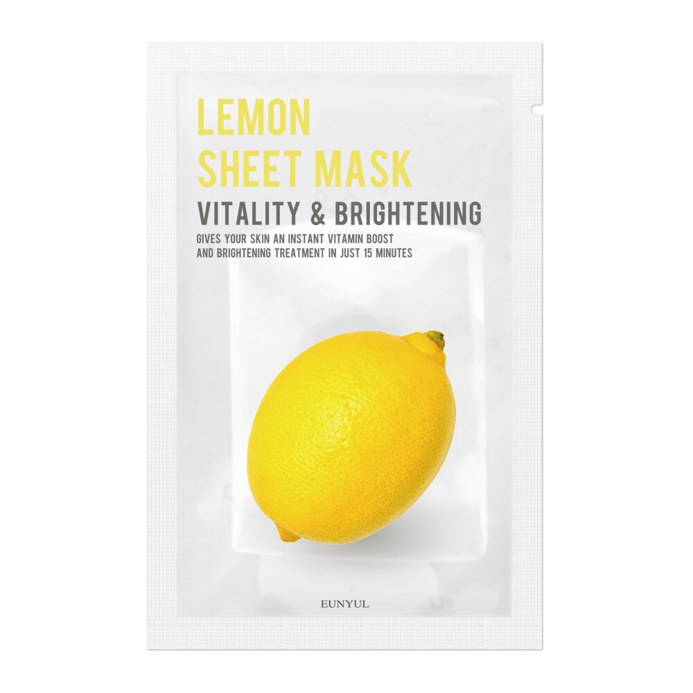EUNYUL šviesinanti lakštinė kaukė su citrina  22ml