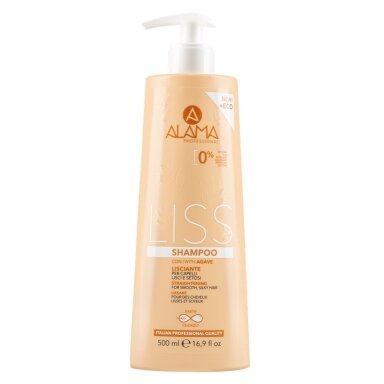 ALAMA Liss Shampoo šampūnas su agavos ekstraktu 500ml