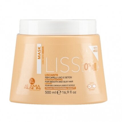 ALAMA Liss Hair MaskpPlaukų kaukė su agavos ekstraktu 500ml ALAMA Liss Hair MaskpPlaukų kaukė su agavos ekstraktu 500ml