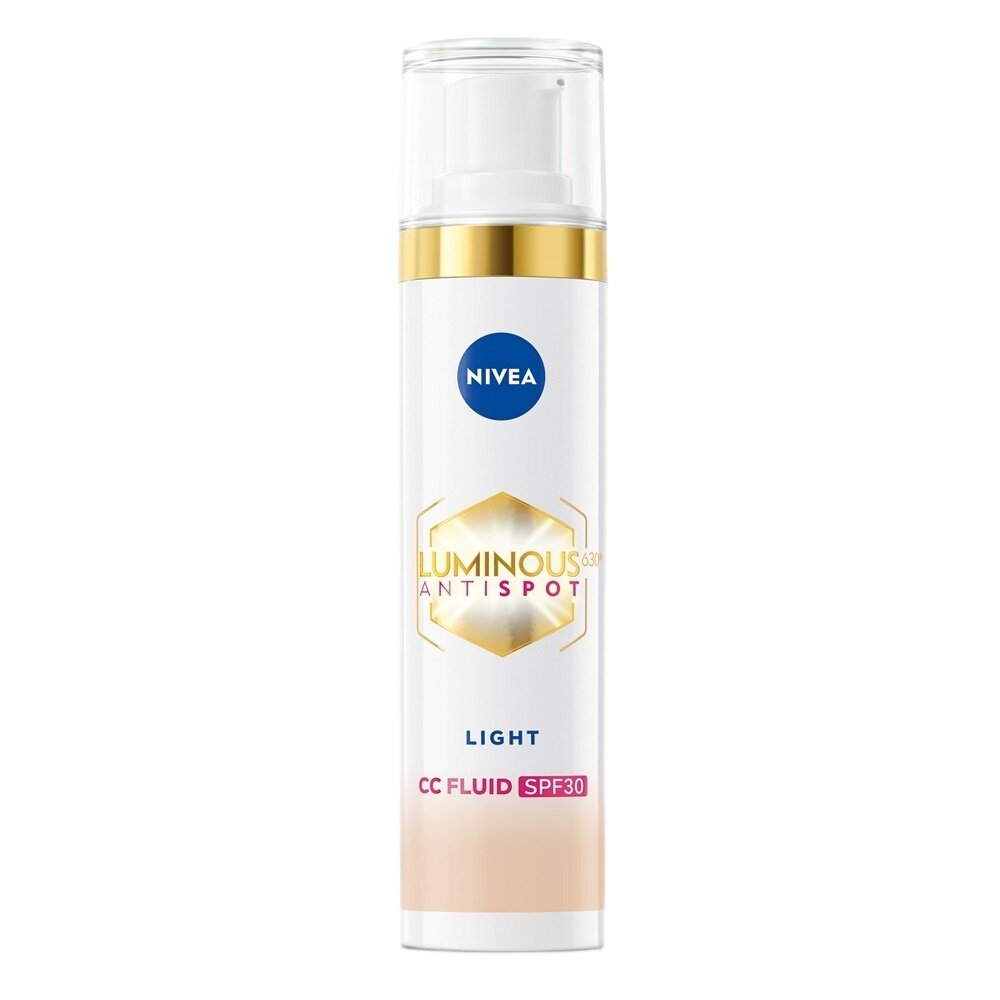 NIVEA Luminous630® CC kremas nuo spalvos pasikeitimo SPF30 01 Light 40ml