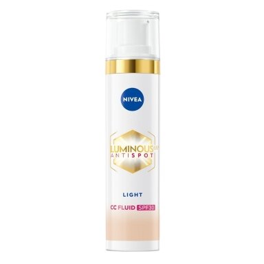 NIVEA Luminous630® CC kremas nuo spalvos pasikeitimo SPF30 01 Light 40ml