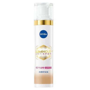 NIVEA Luminous630® CC kremas nuo spalvos pasikeitimo SPF30 02 Medium 40ml