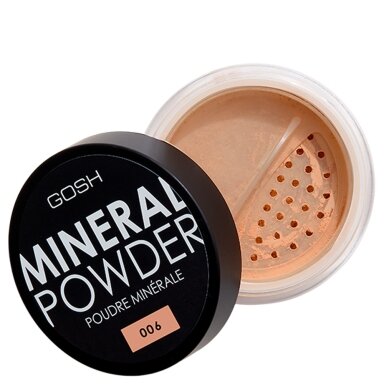 GOSH Mineral Powder biri mineralinė pudra 006 Honey 8g