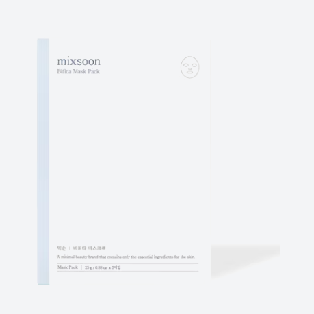 „Mixsoon Bifida Mask 1 Piece“ – maitinamoji veido kaukė „Mixsoon Bifida Mask 1 Piece“ – maitinamoji veido kaukė