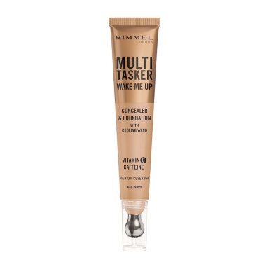 RIMMEL „Multi-Tasker Wake Me Up“ maskuoklis su masažuojančiu aplikatoriumi 040 Ivory 20ml