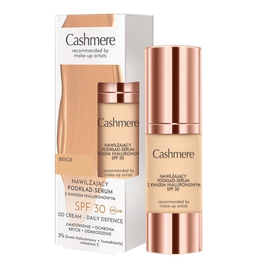 Drėkinamasis makiažo pagrindas-serumas su hialurono rūgštimi SPF30 02 Beige 30ml Drėkinamasis makiažo pagrindas-serumas su hialurono rūgštimi SPF30 02 Beige 30ml