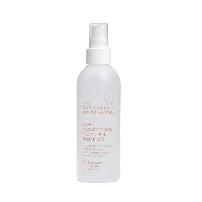 Naturally We Care tonizuojantis odos valymas + lengvas makiažo šalinimas 200ml