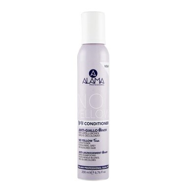 ALAMA No Yellow Conditioner kondicionierius-putėsiai prieš geltonumą šviesiems ir balintiems plaukams 200ml