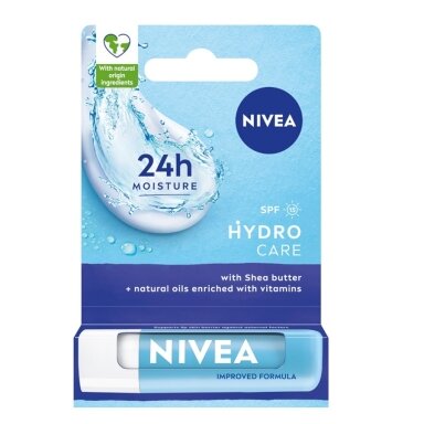 NIVEA puoselėjamasis lūpų balzamas Hydro Care 4.8g
