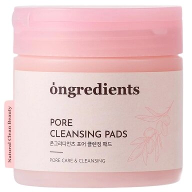 Ongredients, "Pore cleansing pads" Porų valymo pagalvėlės, 60 vnt.