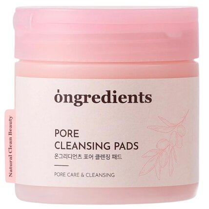 Ongredients, "Pore cleansing pads" Porų valymo pagalvėlės, 60 vnt. Ongredients, "Pore cleansing pads" Porų valymo pagalvėlės, 60 vnt.