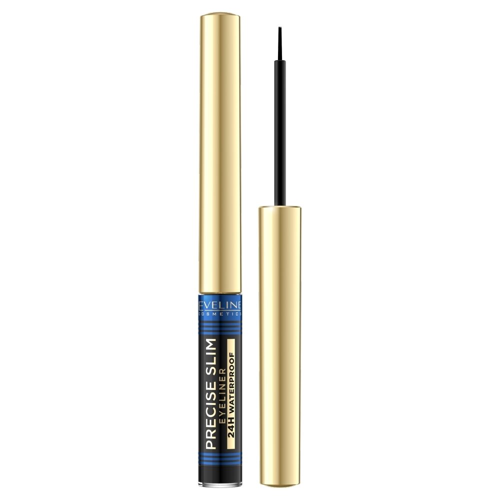Precise Slim akių kontūro pieštukas, Black, atsparus vandeniui 2.8ml
