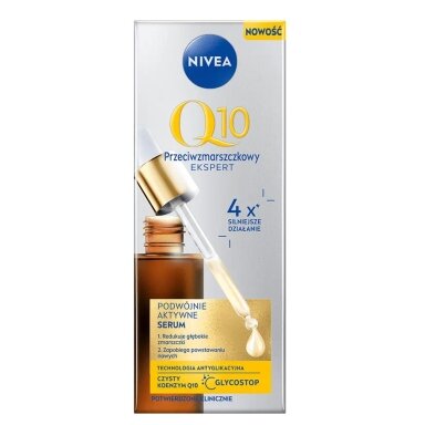 Q10 Anti-Wrinkle Expert dvigubas aktyvus veido serumas 30ml