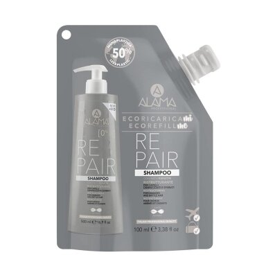 ALAMA Repair Shampoo Travel Size šampūnas pažeistiems plaukams 100ml