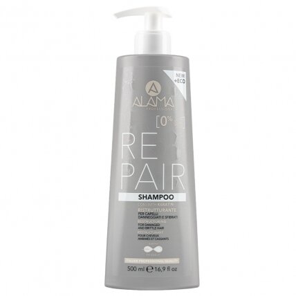 ALAMA Repair Shampoo šampūnas pažeistiems plaukams 500ml ALAMA Repair Shampoo šampūnas pažeistiems plaukams 500ml