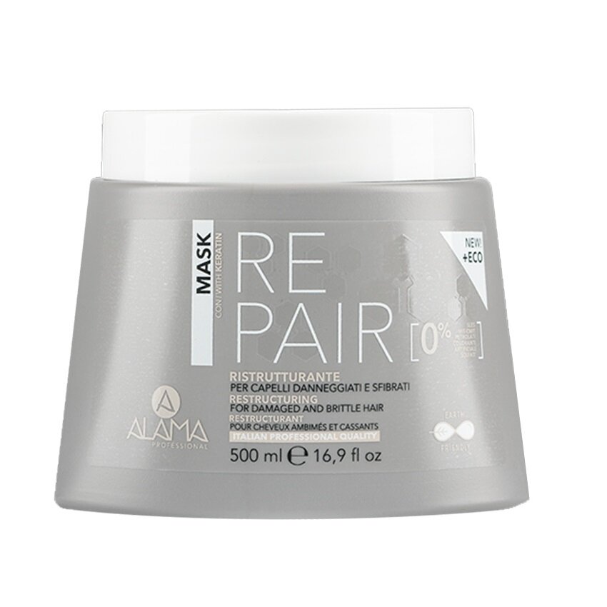 ALAMA Repair Hair Mask kaukė pažeistiems plaukams 500ml ALAMA Repair Hair Mask kaukė pažeistiems plaukams 500ml