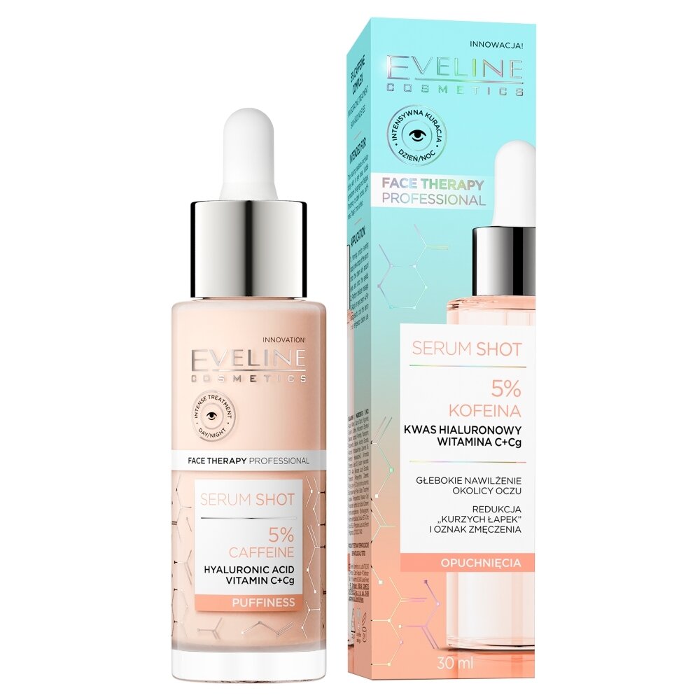 Energizuojanti paakių procedūra „Serum Shot“ su 5 % kofeino, 30 ml
