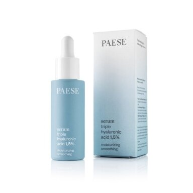 Paese Triple Hyaluronic Acid 1,5% drėkinamasis serumas su triguba hialurono rūgštimi 30ml