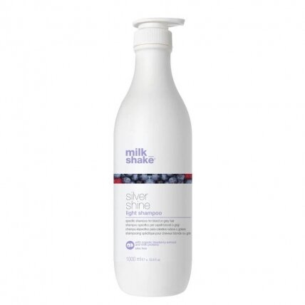 Silver Shine Light šampūnas, mažinantis geltonumo atspindžius žiliems ir šviesintiems plaukams 1000ml Silver Shine Light šampūnas, mažinantis geltonumo atspindžius žiliems ir šviesintiems plaukams 1000ml