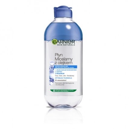 GARNIER Skin Naturals micelinis vanduo su rugiagėlių ekstraktu 400ml GARNIER Skin Naturals micelinis vanduo su rugiagėlių ekstraktu 400ml