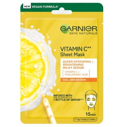 „Skin Naturals“ vitamino C lakštinė drėkinamoji lakštinė kaukė su vitaminais C 28g „Skin Naturals“ vitamino C lakštinė drėkinamoji lakštinė kaukė su vitaminais C 28g