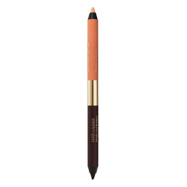 ESTEE LAUDER Smoke And Brighten Kajal Eyeliner Duo dvipusis akių pieštukas Bordeaux/Ivory 0.5g