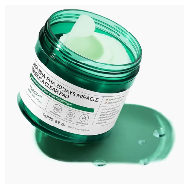 SOME BY MI AHA-BHA-PHA 30 Days Miracle Truecica Clear Pad veido padeliai