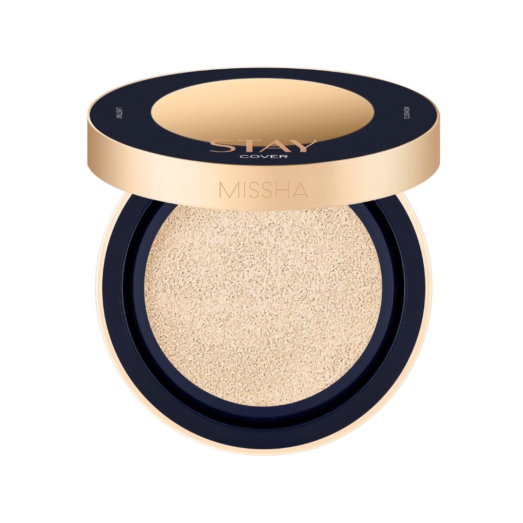 Missha „Stay Cushion“ makiažo pagrindas SPF40 PA++ 21N Vanilla 15g Missha „Stay Cushion“ makiažo pagrindas SPF40 PA++ 21N Vanilla 15g
