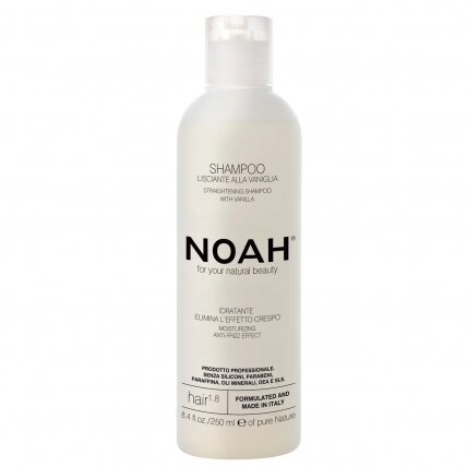 NOAH tiesinamasis šampūnas su vanile plaukams 250ml NOAH tiesinamasis šampūnas su vanile plaukams 250ml
