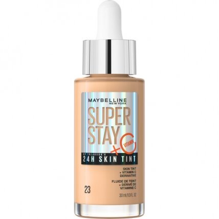 MAYBELLINE Super Stay 24H Skin Tint tonalinis pagrindas su vitaminu C 23 30ml MAYBELLINE Super Stay 24H Skin Tint tonalinis pagrindas su vitaminu C 23 30ml