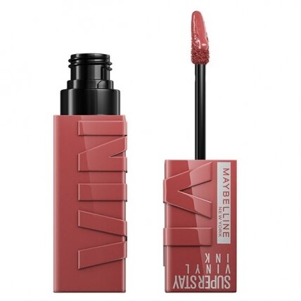 MAYBELLINE Super Stay Vinyl Ink lūpų dažai 115 Peppy 4.2ml MAYBELLINE Super Stay Vinyl Ink lūpų dažai 115 Peppy 4.2ml