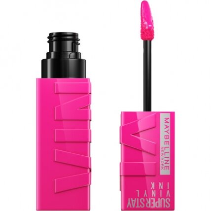 MAYBELLINE Super Stay Vinyl Ink lūpų dažai 150 Striking 4.2ml MAYBELLINE Super Stay Vinyl Ink lūpų dažai 150 Striking 4.2ml