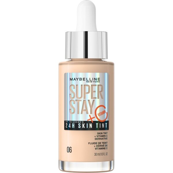 MAYBELLINE Super Stay 24H Skin Tint tonalinis pagrindas su vitaminu C 06 30ml MAYBELLINE Super Stay 24H Skin Tint tonalinis pagrindas su vitaminu C 06 30ml