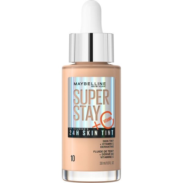 MAYBELLINE Super Stay 24H Skin Tint tonalinis pagrindas su vitaminu C 10 30ml