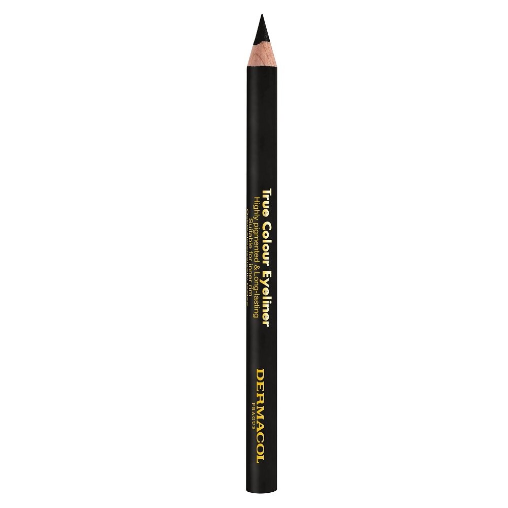 „True Colour“ ilgai išliekantis akių kontūro pieštukas 01 Black „True Colour“ ilgai išliekantis akių kontūro pieštukas 01 Black
