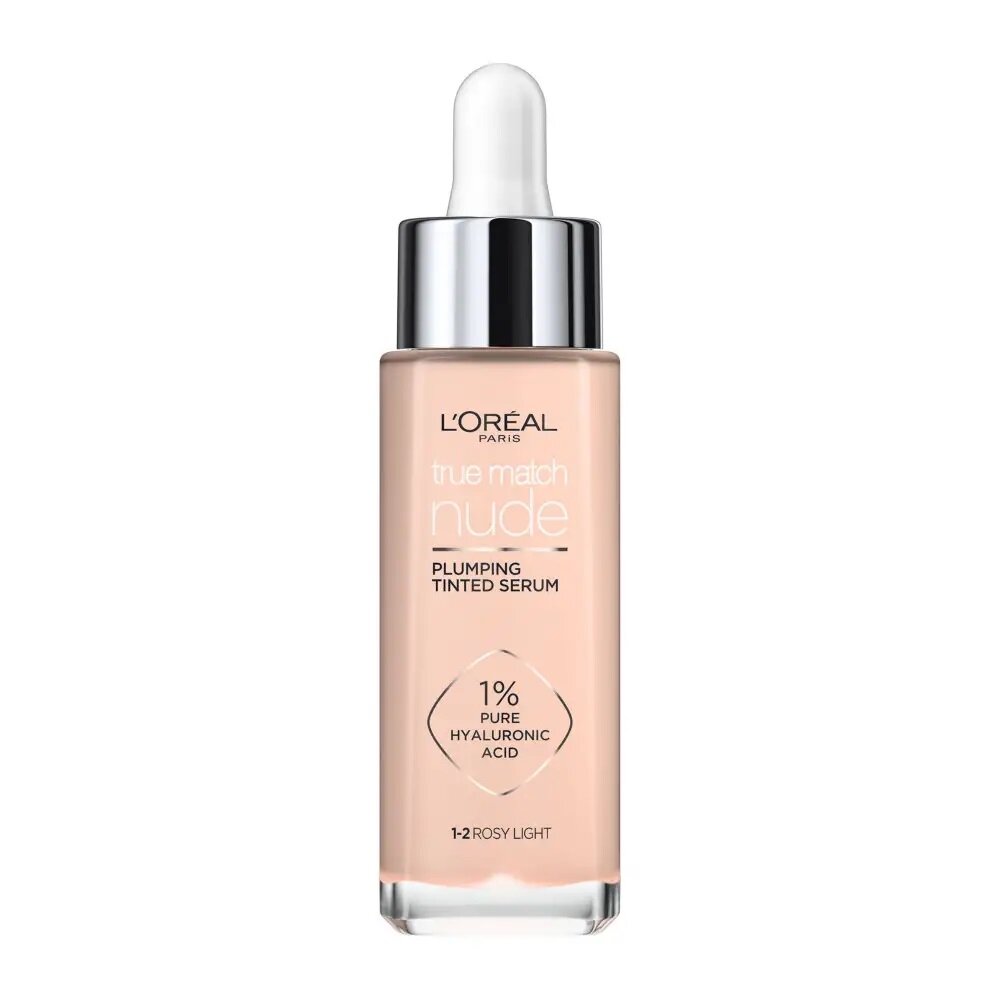 „True Match Nude“ makiažo pagrindas su koncentruotu serumu Rosy Light 30ml