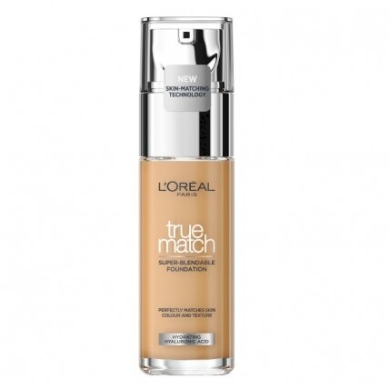 True Match Foundation makiažo pagrindas W5 Warm Undertone/Golden Sand 30ml True Match Foundation makiažo pagrindas W5 Warm Undertone/Golden Sand 30ml