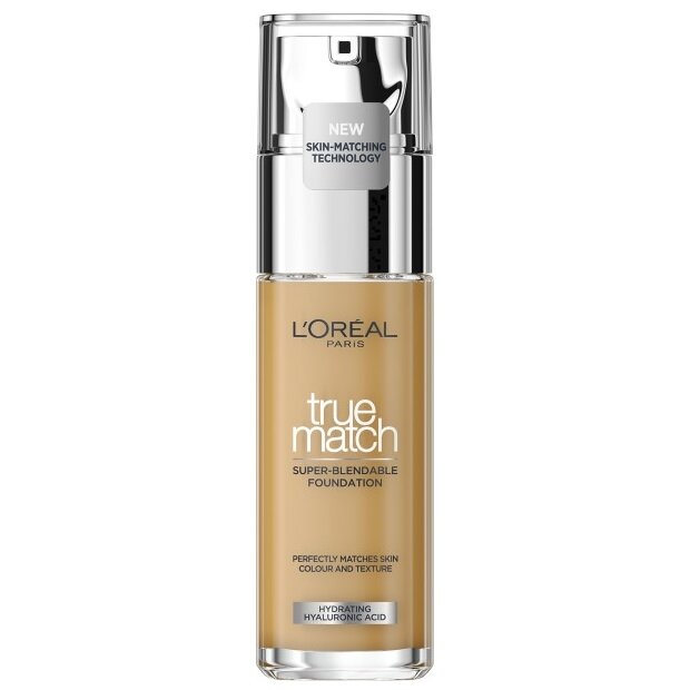 True Match Foundation makiažo pagrindas W4 Warm Undertone/Golden Natural 30ml True Match Foundation makiažo pagrindas W4 Warm Undertone/Golden Natural 30ml
