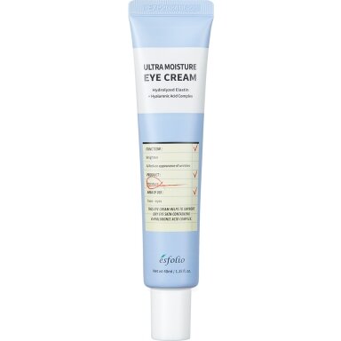 „Ultra Moisture Eye Cream“ giliai drėkinamasis paakių kremas su hialurono rūgštimi, 40 ml.