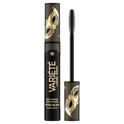 Variete apimties suteikiantis ir ilginantis tušas Extra Black 10ml Variete apimties suteikiantis ir ilginantis tušas Extra Black 10ml