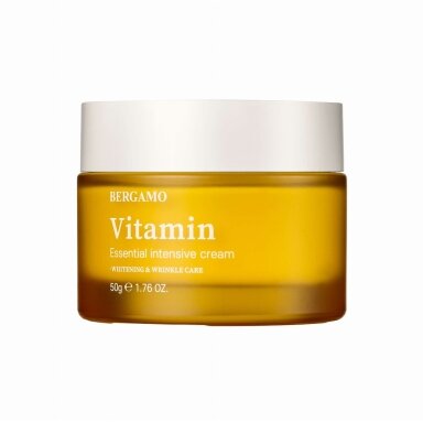 „Vitamin Essential Intensyvusis veido kremas su vitaminu C“, 50 g