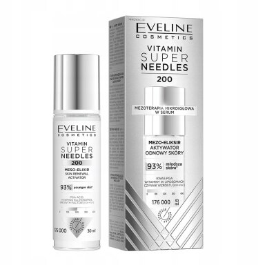 Vitamin Super Needles 200 mezoeliksyras odos atsinaujinimo aktyvatorius 30 ml
